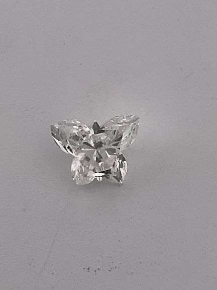 UNIQUE BUTTERFLY SHAPED LAB GROWN DIAMOND 0.54 CARAT