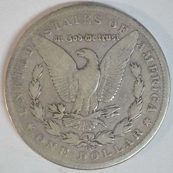 The Rare 1889-CC Morgan Silver Dollar in nice Fine