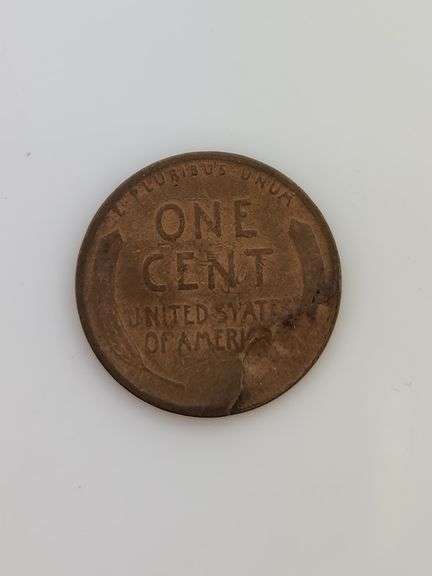 1911 Wheat Cent Heavy Lamination Mint Error