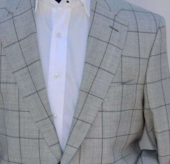 Designer Modern Fit Sport Coat By Galante, Made In Italy