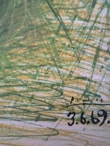 Picasso Au Baiser d'Avignon Lithograph from 1972 Portfolio