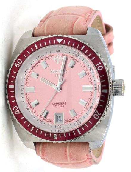 Zodiac Sea Dragon pink watch