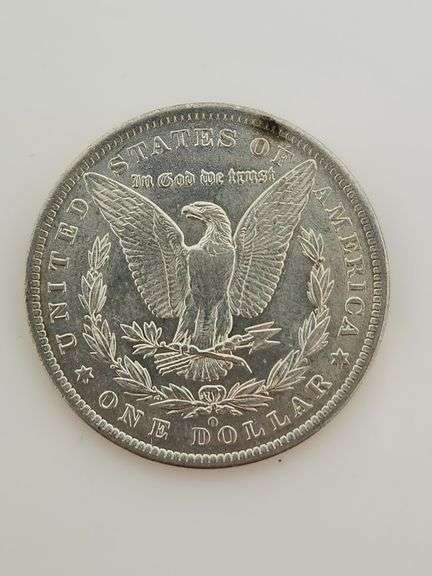 1883-O Morgan Silver Dollar, Cleaned