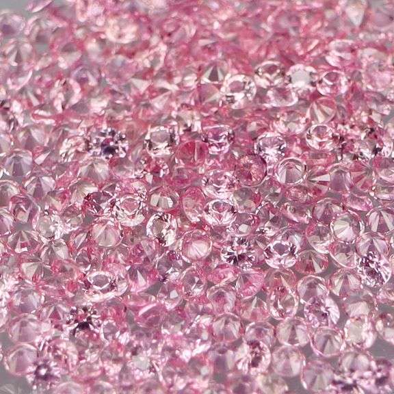 Rare heated only 2ct pink Sapphire set