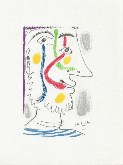 Exclusive Limited Edition Pablo Picasso Lithograph "Le Gout du Bonheur", 1970