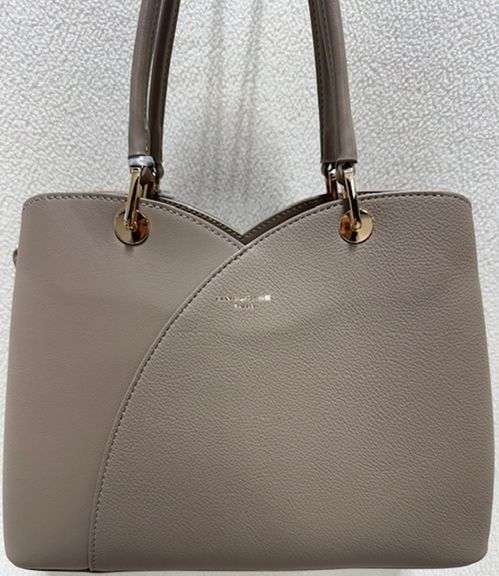 Beige Color Hand Bag by David Jones Paris
