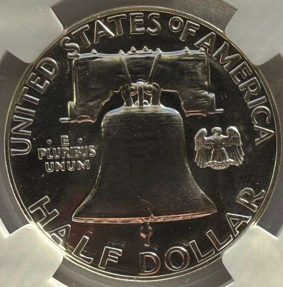 1956 Type Two Proof 67 NGC Franklin Half.