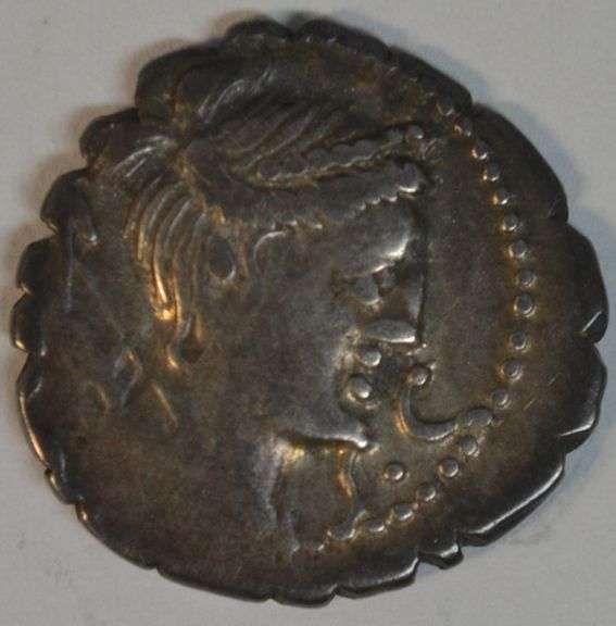 High grade Ti Claud Ti f Ap n Nero Roman Republic Denarius, 79BC