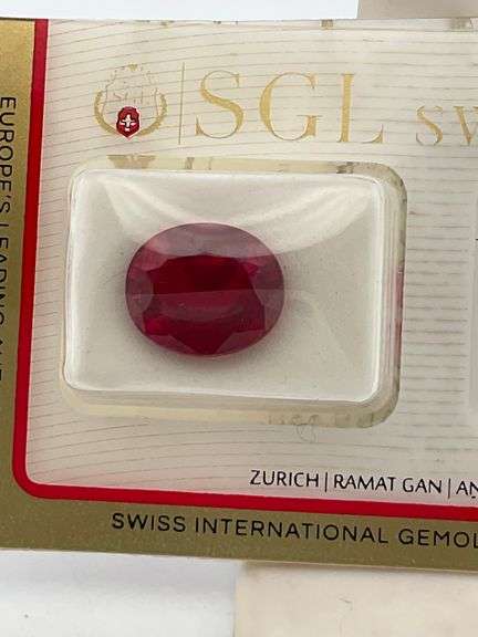 CERTIFIED 6.91 CARAT RUBY