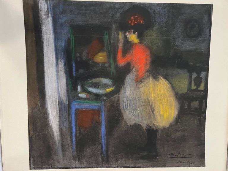 Original Lithograph from Picasso Les Bleus de Barcelona Picasso 1963 Portfolio