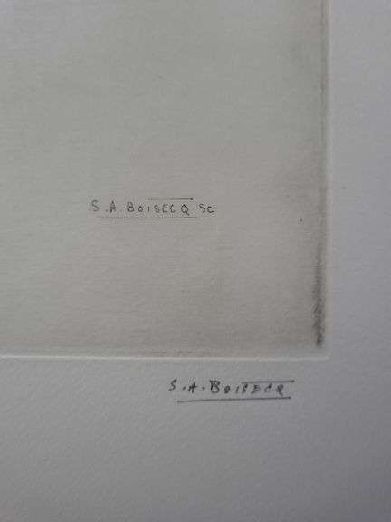 Investment! Very collectable remarkable limited edition Pierre-Auguste Renoir signed in the stone.