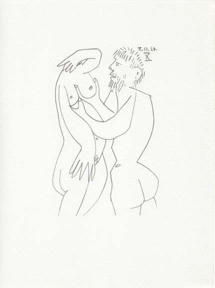 Exclusive Limited Edition Pablo Picasso Lithograph "Le Gout du Bonheur", 1970