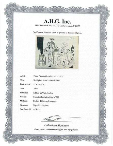 Pablo Picasso Toro "Bullfighter" Lithograph from 1960 Portfolio