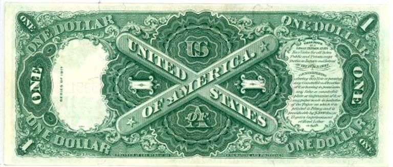 Crisp nearly brand new 1917 Series $1 Large Size Legal Tender Note