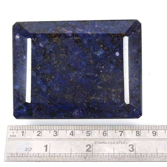 Huge Certified 2300 Ct Museum Size Natural Kashmir Blue Emerald Cut Sapphire