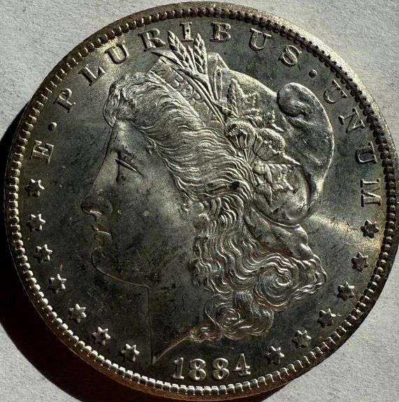 1884 CC BU Morgan Dollar