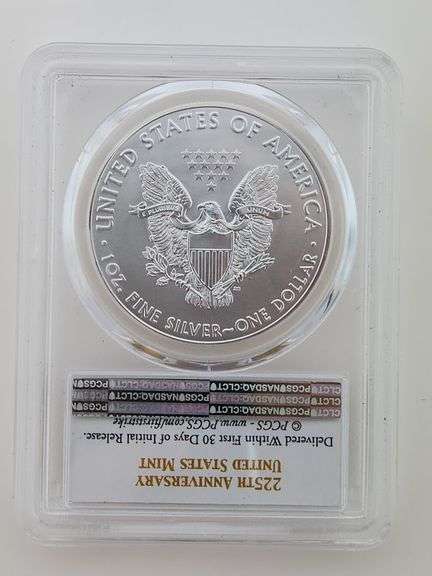 2017 American Silver Eagle, PCGS MS70 First Strike