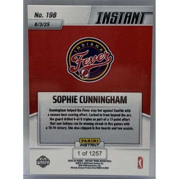 Sophie Cunningham Basketball Trading Card