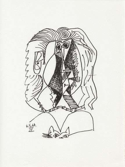 Exclusive Limited Edition Pablo Picasso Lithograph "Le Gout du Bonheur", 1970