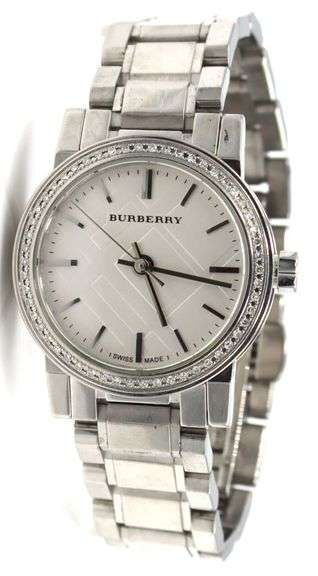 Burberry Petite diamond quartz watch