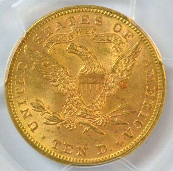 Nearly Gem BU 1894 $10 Liberty Gold Piece. PCGS MS64