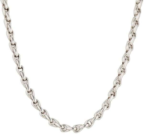 4.80MM Polished Fancy Curb Link Necklace in 14K