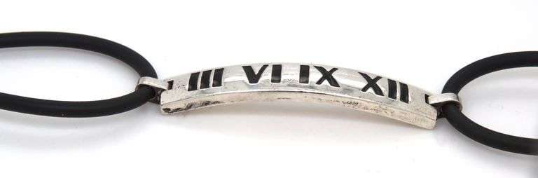 Tiffany & Co Atlas rubber bracelet