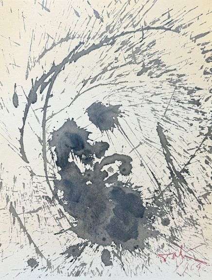 Highly Collectible and Rare Salvador Dali Original Lithograph from the 'Biblia Sacra' Suite