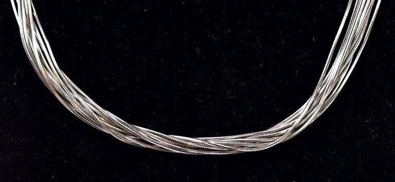 Multi-Strand Necklace in Sterling Silver