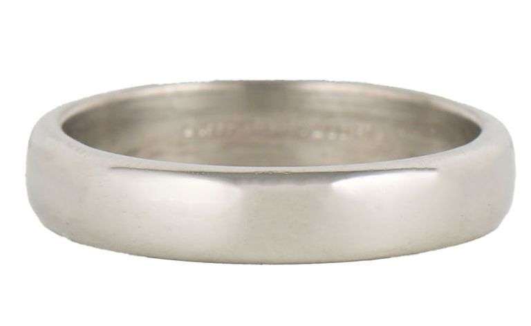Tiffany & Co. 4.5MM Forever Wedding Band Ring in Platinum