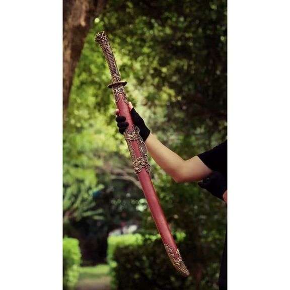 Hand-Forged Steel Dragon Sword