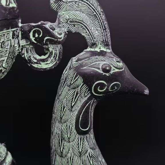 Mythical Phoenix Bronze-Style Incense Burner