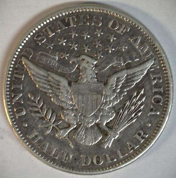 Needle-sharp XF 1901 Barber Half Dollar