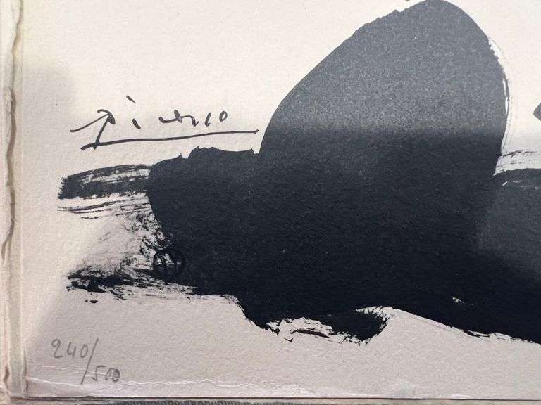 Pablo Picasso Toro "Bullfighter" Lithograph from 1960 Portfolio