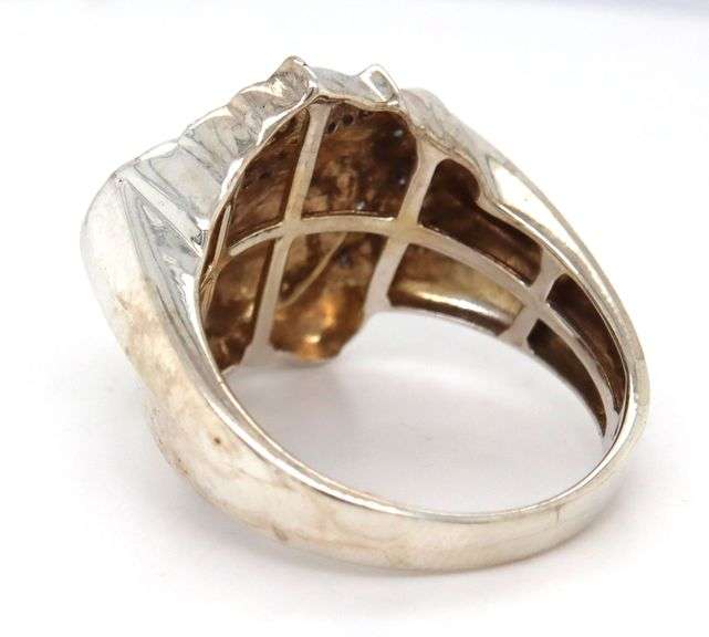 925 Sterling silver Medusa ring