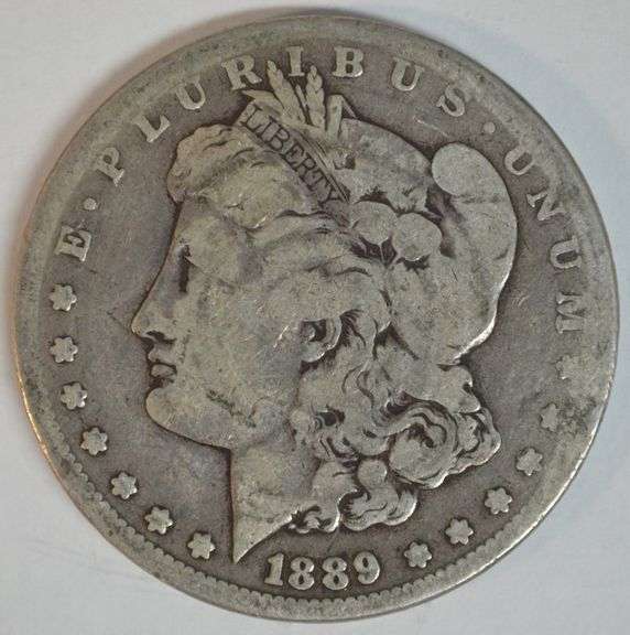 A Rare 1889-CC Morgan Silver Dollar in circ