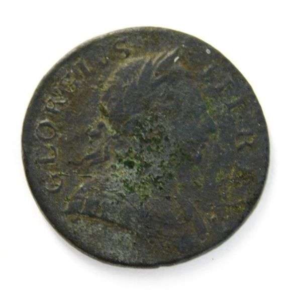 1770 Machins Mill Rare 1/2 Penny