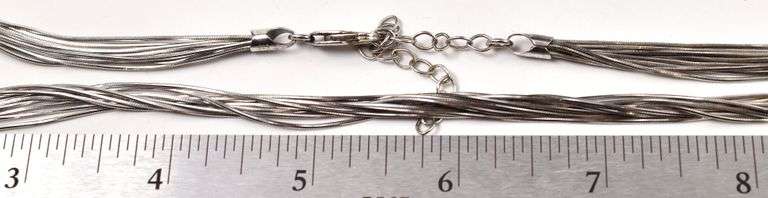 Multi-Strand Necklace in Sterling Silver