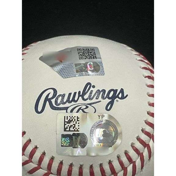 LA Dodgers Teoscar Hernández Signed 2024 World Series Baseball