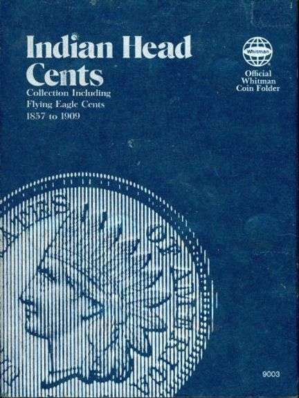Indian Head Cent Album with 23 Coins: 1880-1908