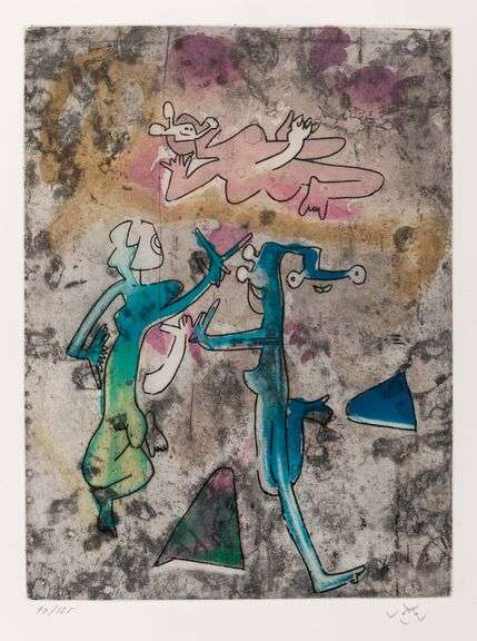 Exclusive Roberto Matta Signed Etching & Aquatint, 1974