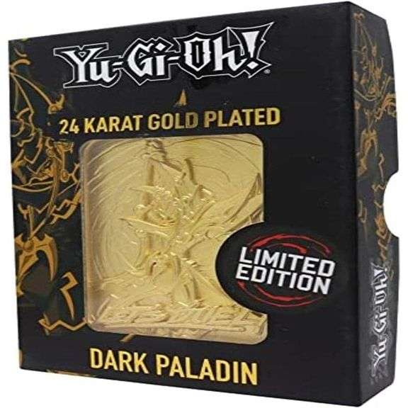 Yu-Gi-Oh! Dark Paladin 24K Gold Plated Limited Edition