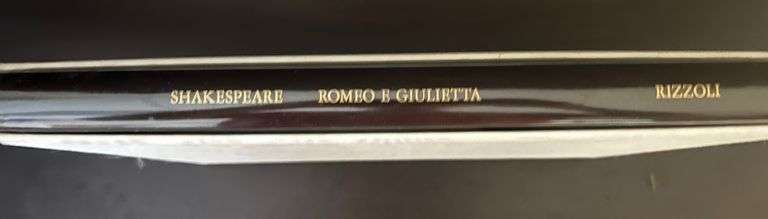 Romeo & Juliet! Dali book! Goatskin Leatherbound Book from the Milan 1975 Rizzoli