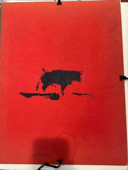 Toro "Bullfighter" Portfolio Book Au Vent d'Arles, Paris 1960 Edition