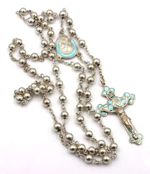 Rosary 925 sterling silver