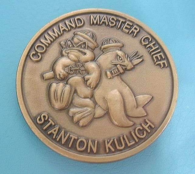 SEAL TEAM 5 CHALLENGE COIN