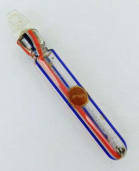 Antique German Lay Down Glass Perfume Bottle