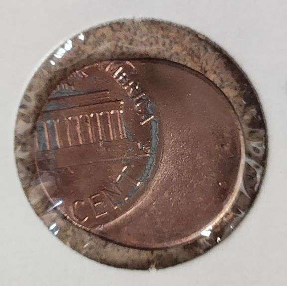 1983 Lincoln Cent Off Center Mint Error