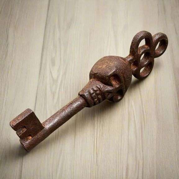 Set of 5 Cast Iron Skeleton Key