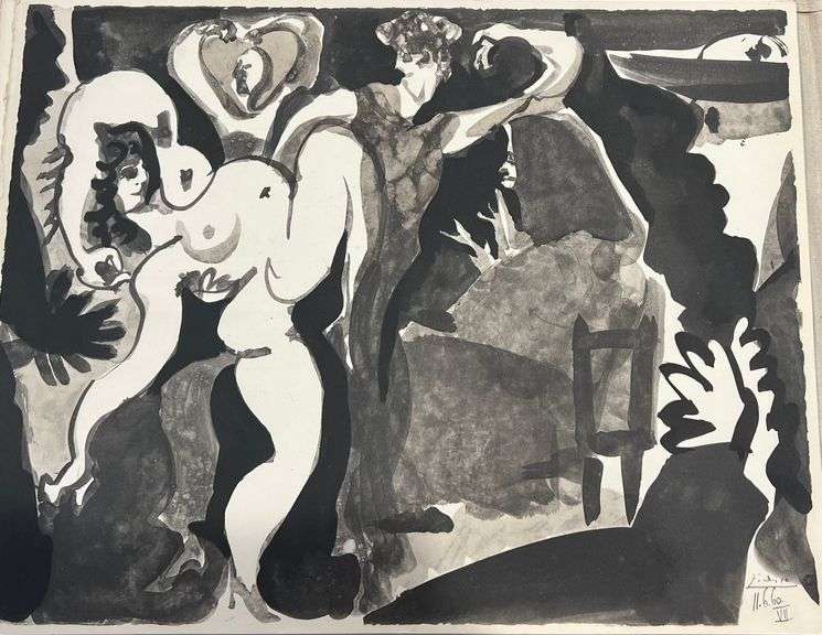 Pablo Picasso Toro "Bullfighter" Lithograph from 1960 Portfolio